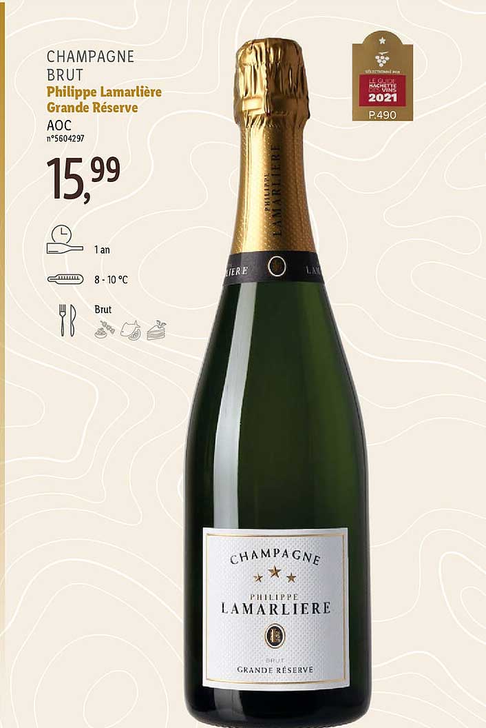 Champagne Brut Philippe Lamarlière Grande Réserve