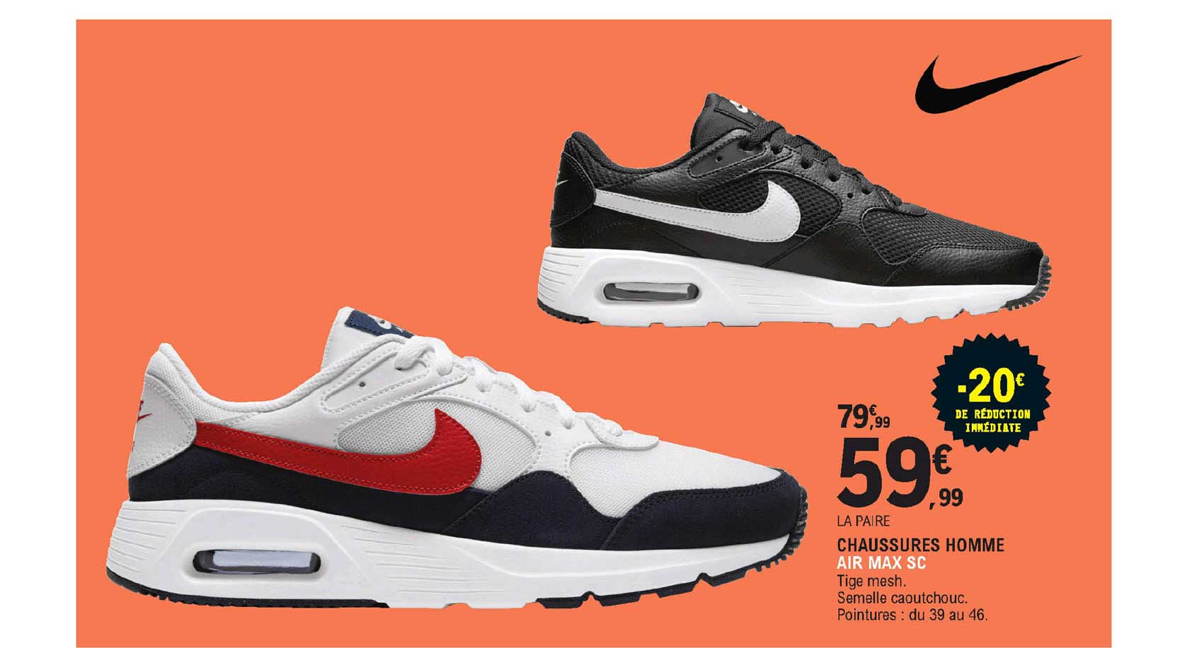 Chaussures Homme Air Max Sc Nike