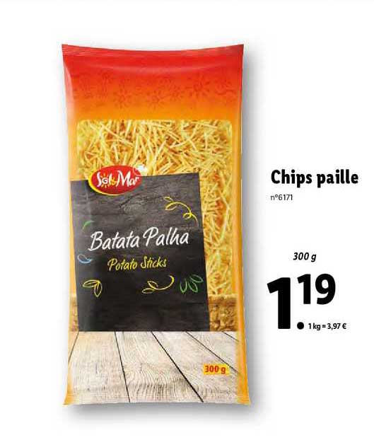 chips paille sol & mar