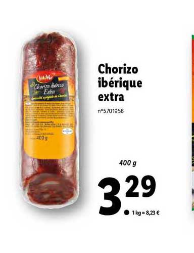 chorizo ibérique extra sol & mar