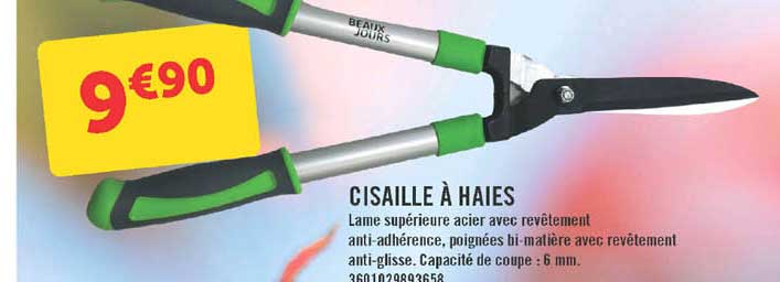 cisaille à haies beaux jours