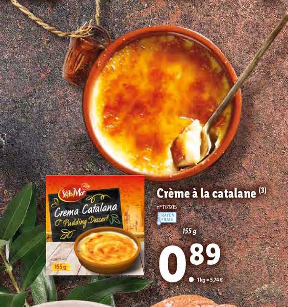 crème à la catalane sol & mar