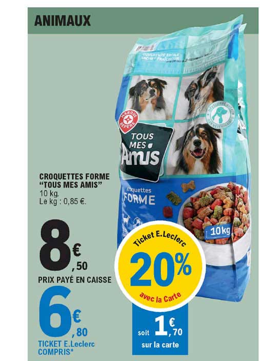 croquettes forme "tous mes amis"