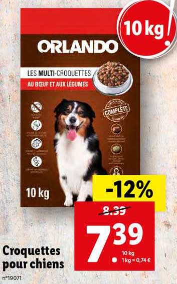 croquettes pour chiens orlando