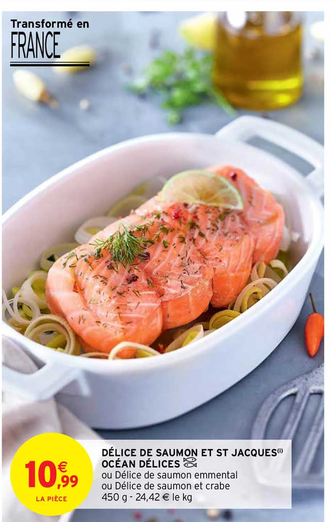 Délice De Saumon Et St Jacques Océan Délices