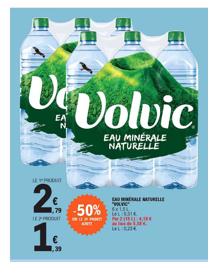 Eau Minérale Naturelle "volvic"