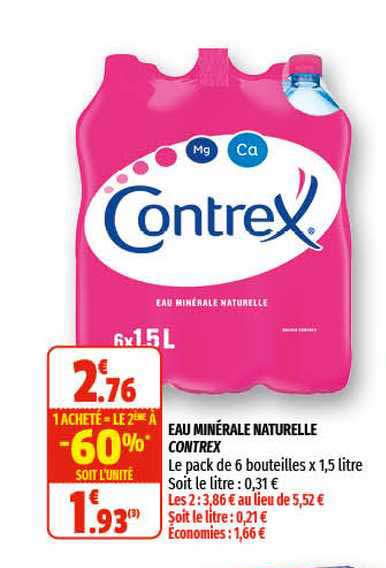 Eau Minérale Naturelle Contrex