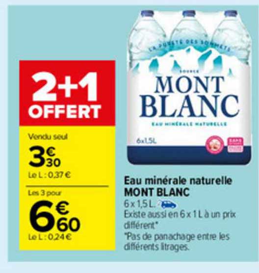 Eau Minérale Naturelle Mont Blanc