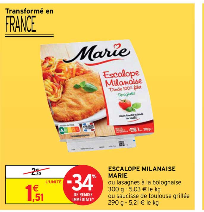 Escalope Milanaise Marie