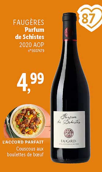 Faugères Parfum De Schistes 2020 Aop