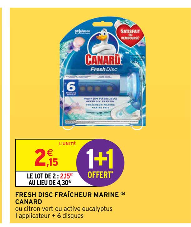 fresh disc fraîcheur marine canard