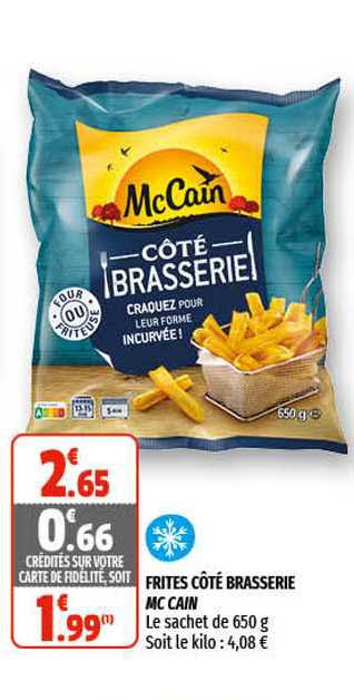 frites côté brasserie mc cain