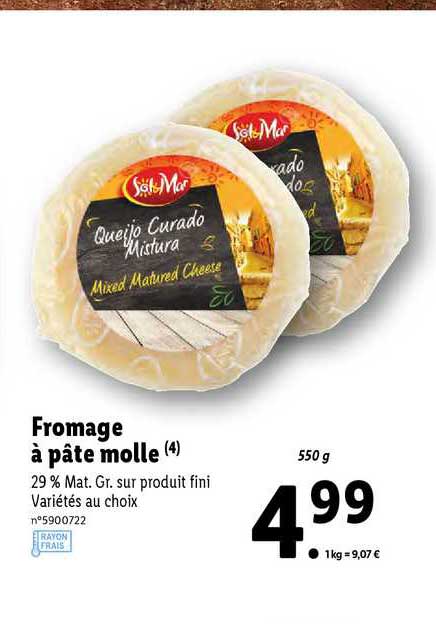 fromage à pâte molle sol & mar