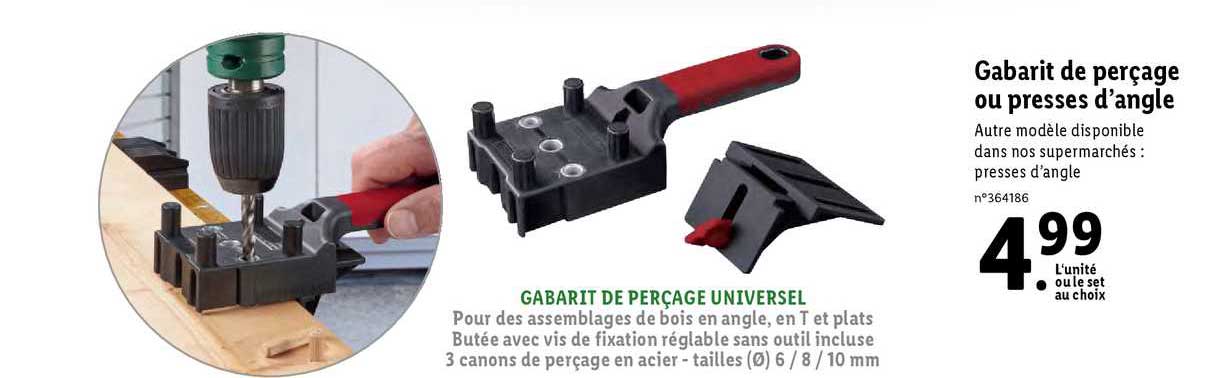 Gabarit De Perçage Ou Presses D'angle