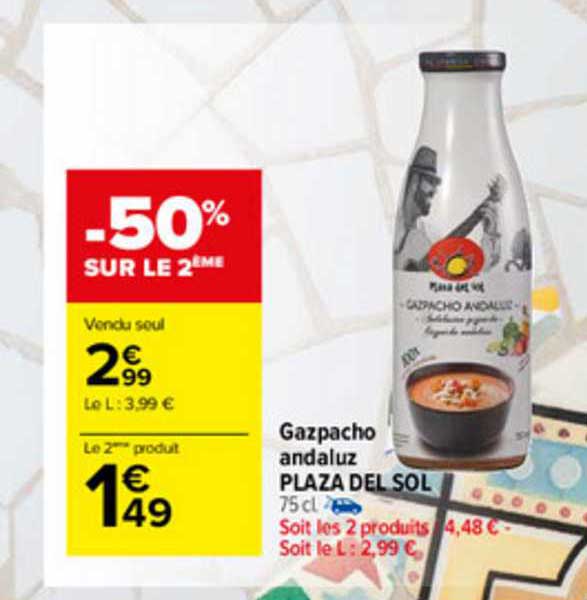 gazpacho andaluz plaza de sol