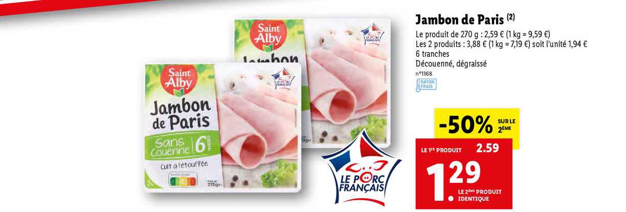 jambon de paris saint alby