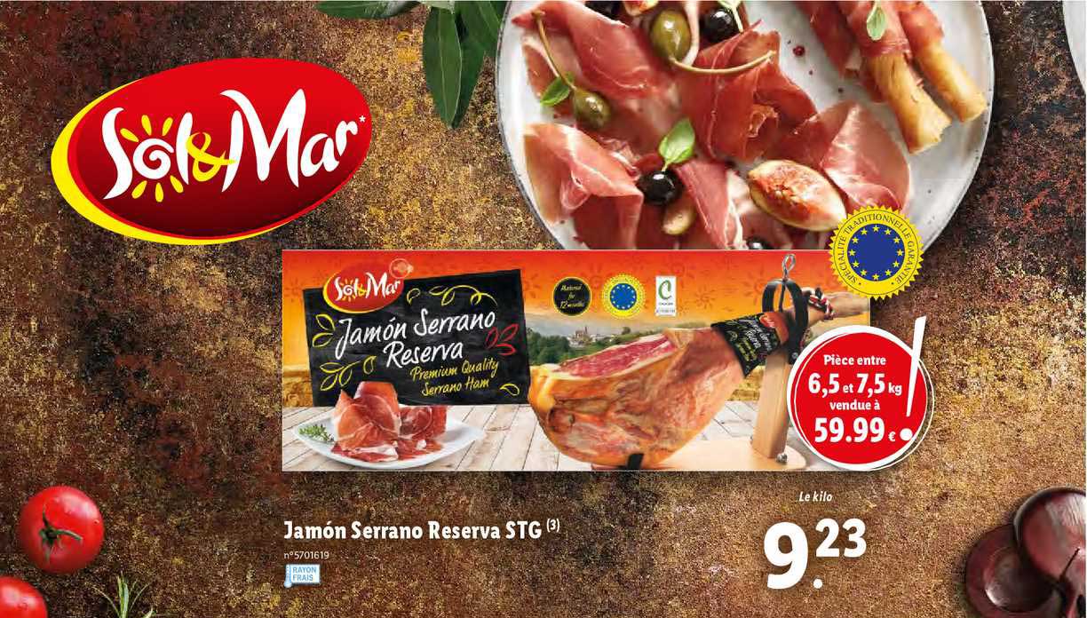 jamón serrano reserva stg