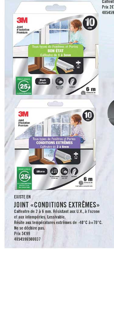 joint «conditions extrêmes»