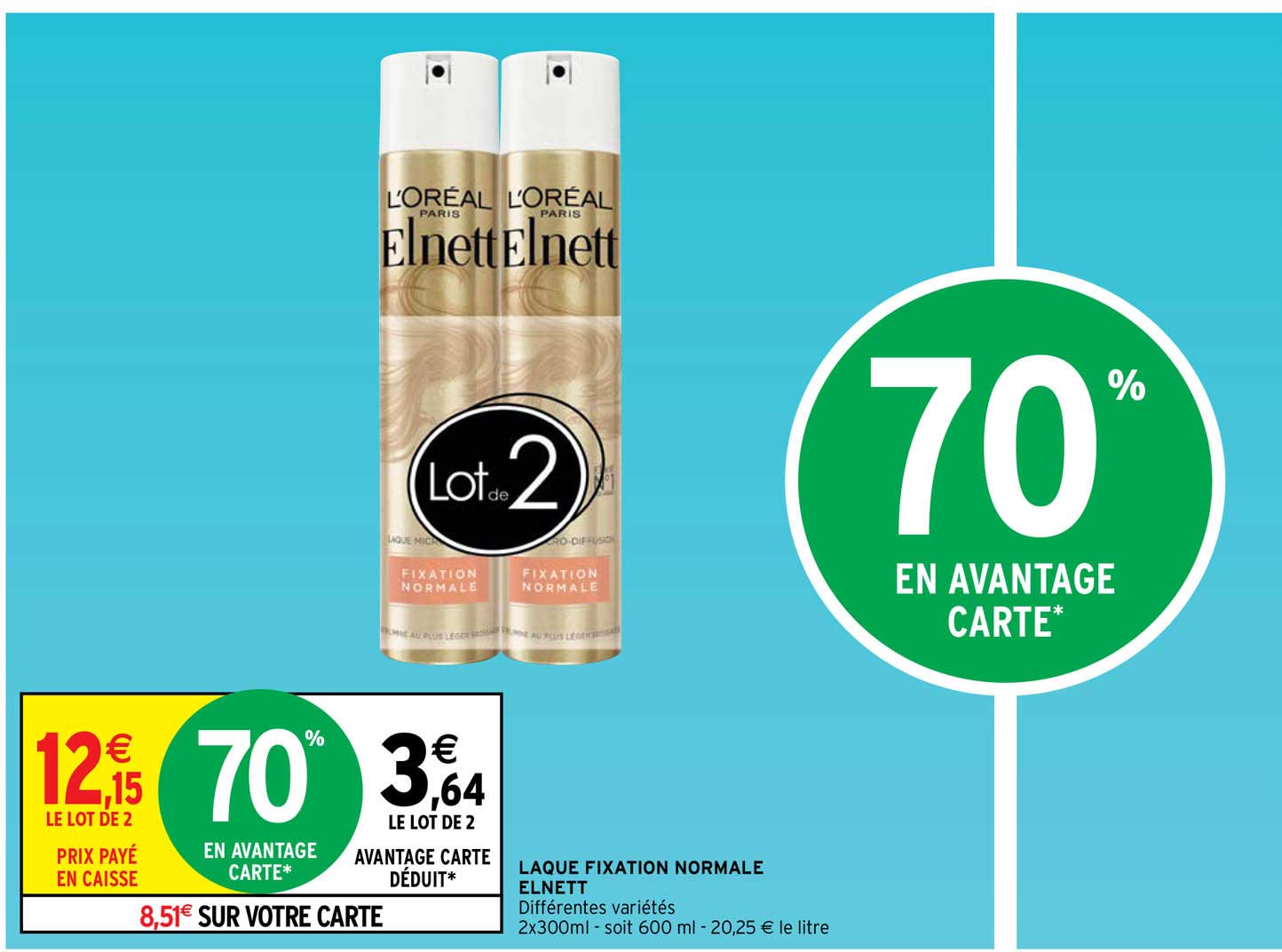 laque fixation normale elnett