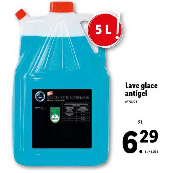 lave glace antigel