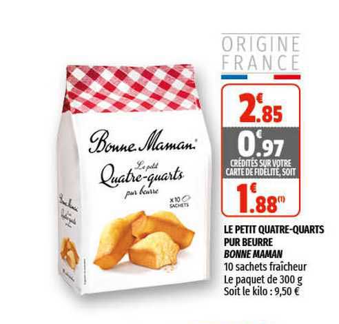le petit quatre-quarts pur beurre bonne maman