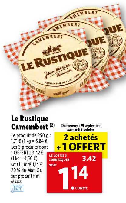 Le Rustique Camembert