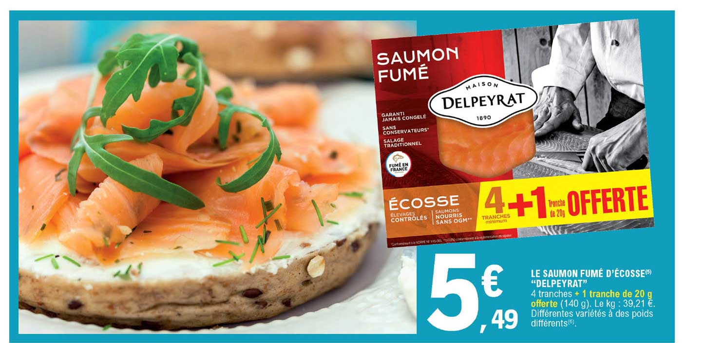 le saumon fumé d'écosse "delpeyrat"