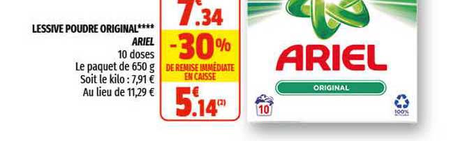 Lessive Poudre Original**** Ariel