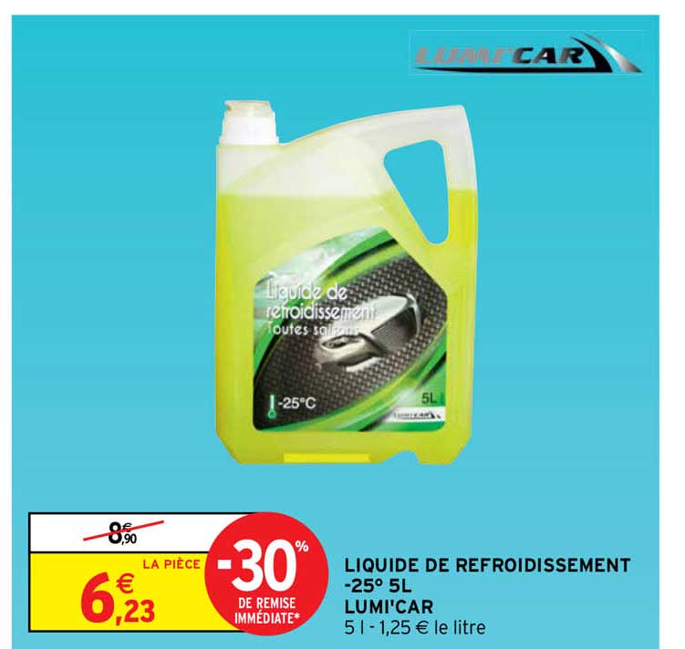 Liquide De Refroidissement -25° 5l Lumi'car
