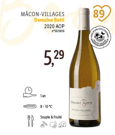 mâcon-villages domaine botti 2020 aop