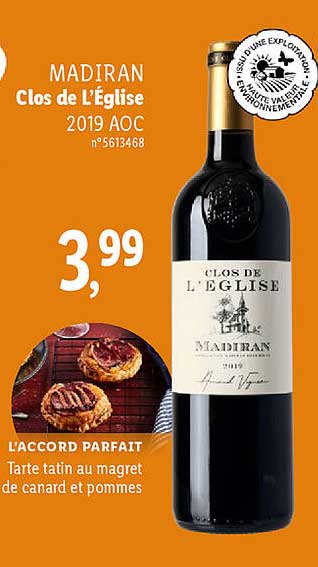madiran clos de l'église 2019 aoc