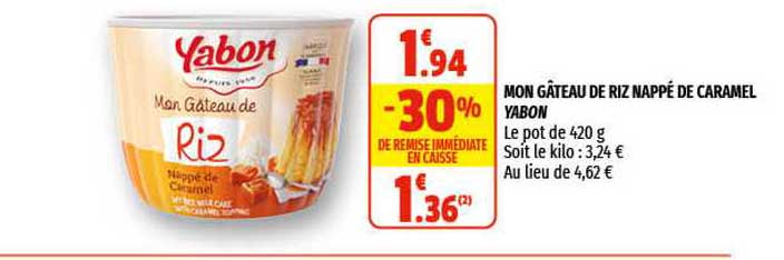 mon gâteau de riz nappé de caramel yabon