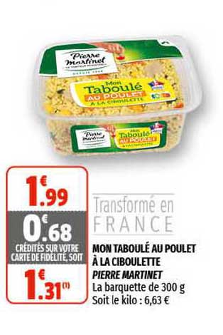 mon taboulé au poulet à la ciboulette pierre martinet