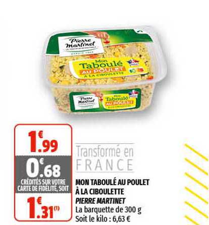 mon taboulé au poulet à la ciboulette pierre martinet