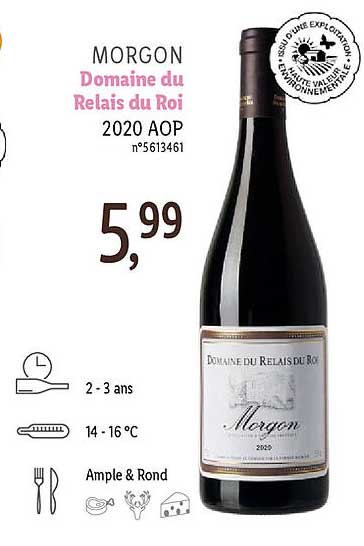 morgon domaine du relais du roi 2020 aop