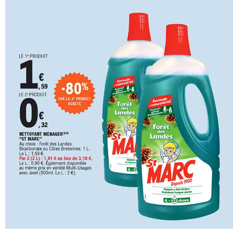 nettoyant ménager "st marc"