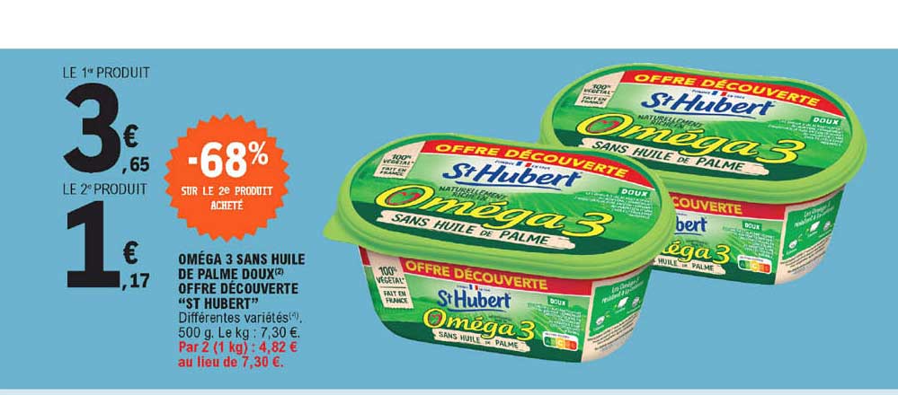 oméga 3 sans huile de palme doux offre découverte "st hubert"
