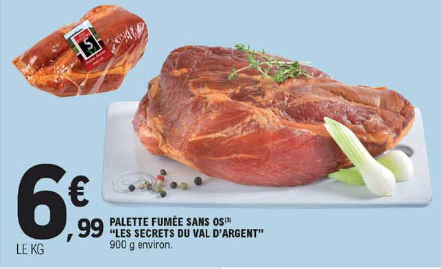 palette fumée sans os "les secrets du val d'argent"