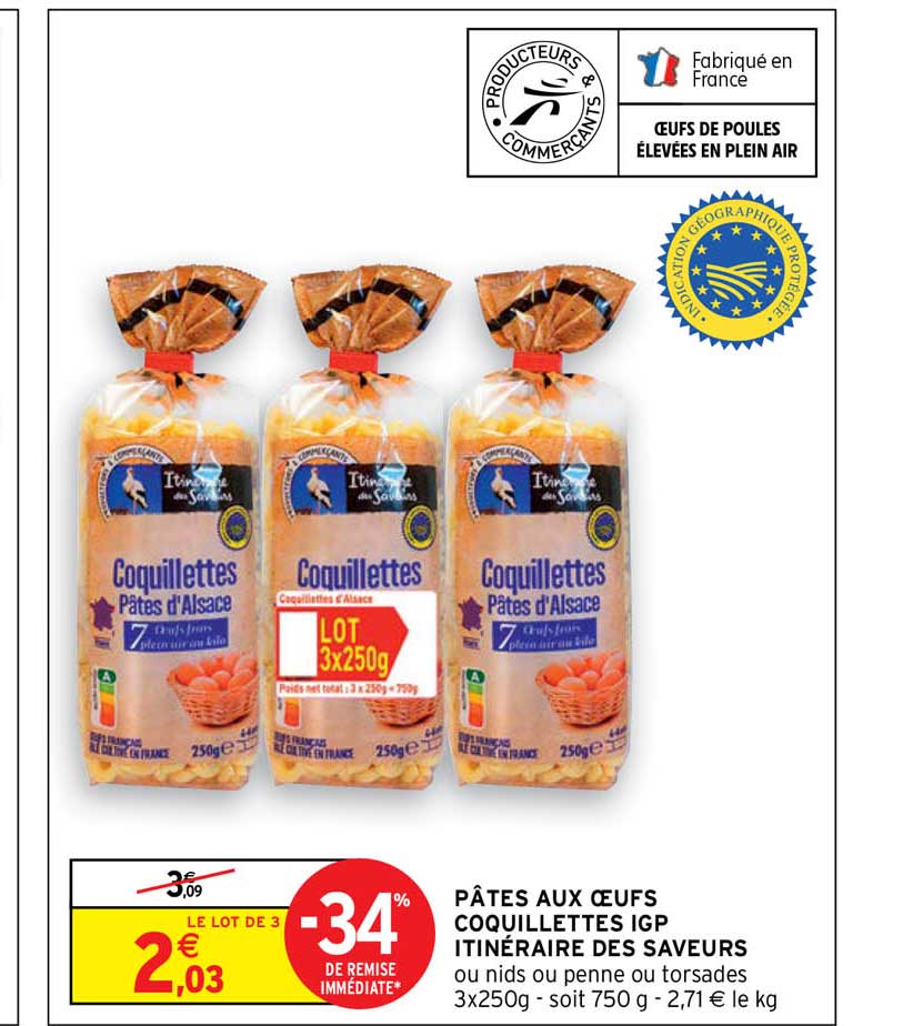 Pâtes Aux Oeufs Coquillettes Igp Itinéraire Des Saveurs