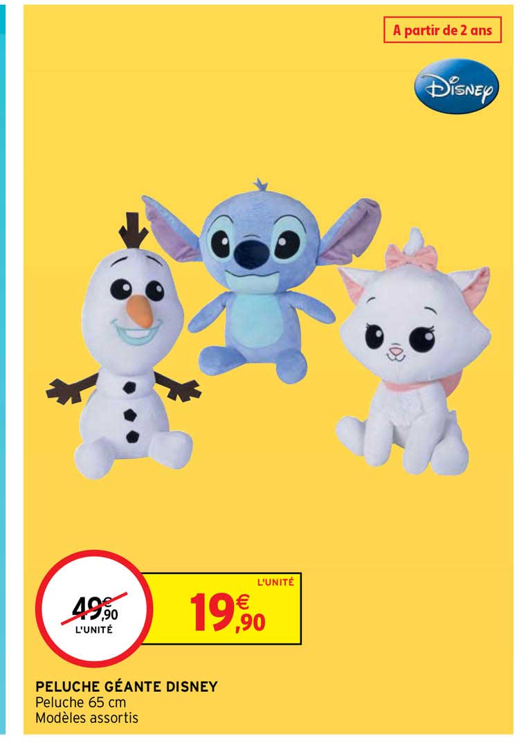 Peluche Géante Disney
