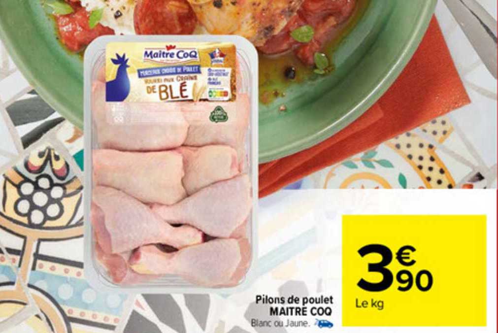 pilons de poulet maître coq