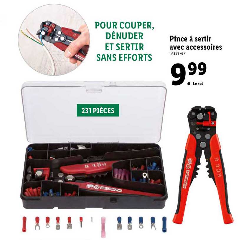 Pince à Sertir Avec Accessoires