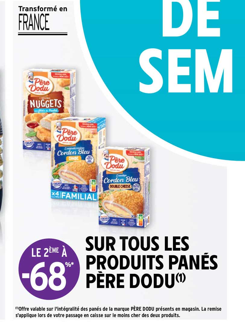 produits panés père dodu