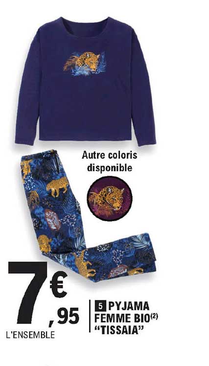 Pyjama Femme Bio "tissaia"