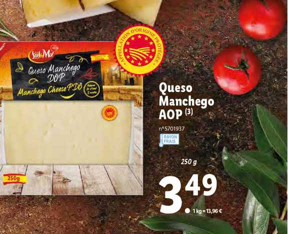 queso manchego aop sol & mar