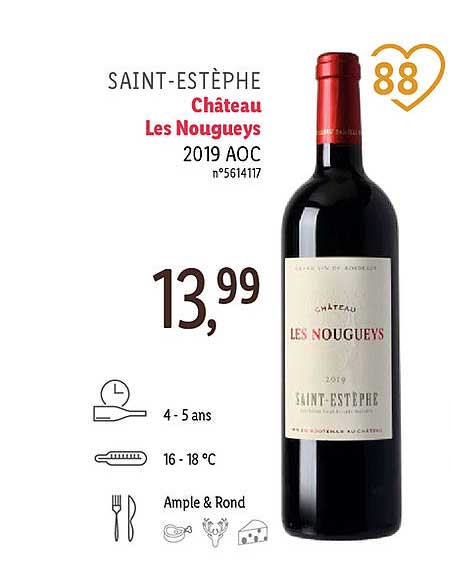 saint-estèphe château les nougueys 2019 aoc