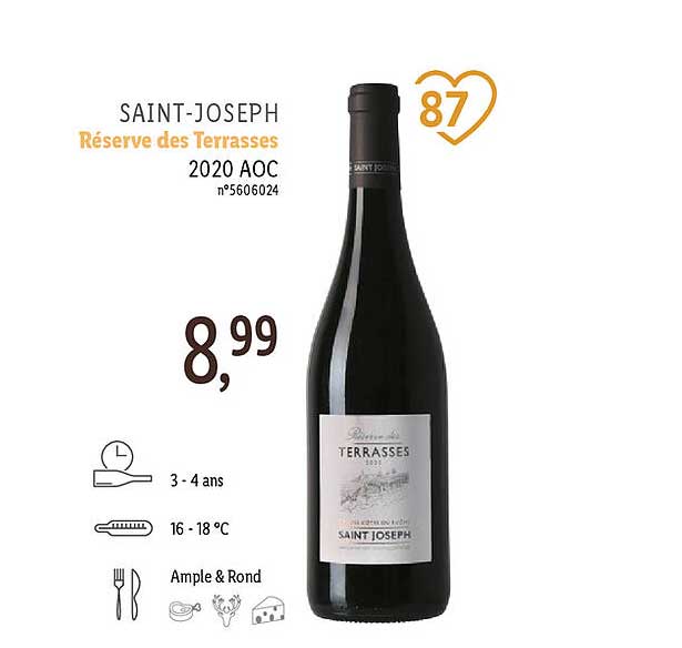 Saint-joseph Réserve Des Terrasses 2020 Aoc