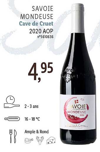 savoie mondeuse cave de cruet 2020 aop