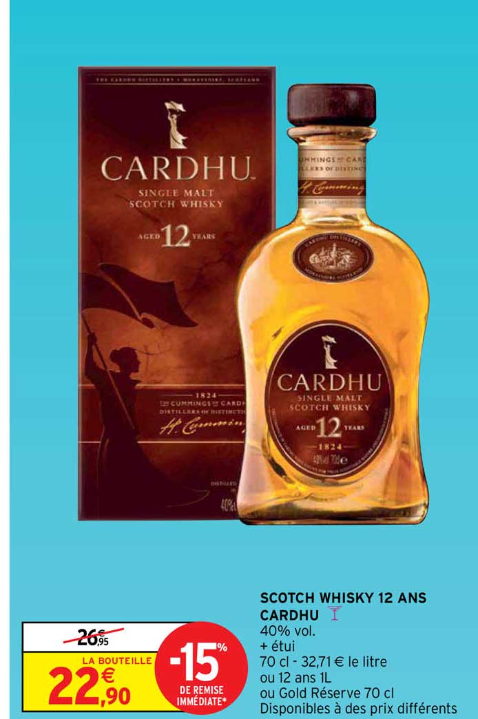 scotch whisky 12 ans cardhu