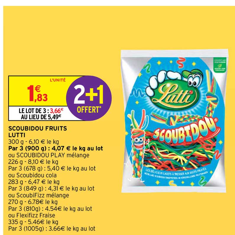 Scoubidou Fruits Lutti